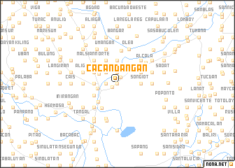 map of Cacandangan
