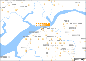 map of Cacanda