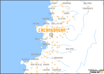 map of Cacandongan