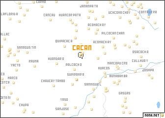 map of Cacan