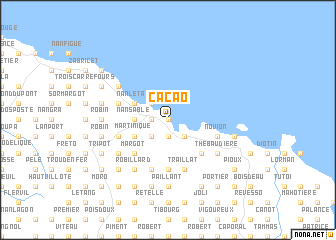 map of Cacao