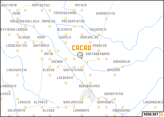 map of Cacao