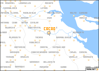 map of Cacao