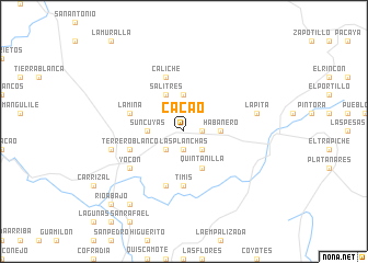 map of Cacao