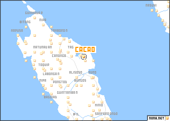 map of Cacao