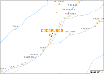 map of Cacapunco