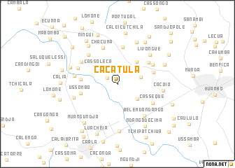 map of Cacatula