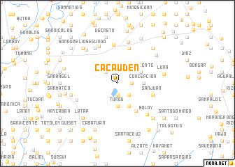 map of Cacauden