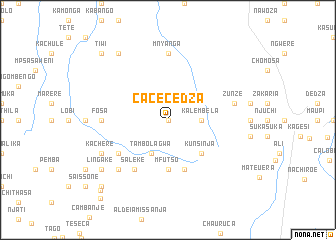 map of Cacecedza