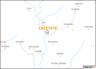 map of Cacetete
