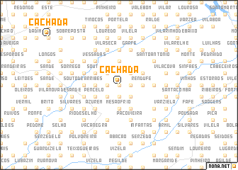 map of Cachada