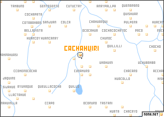 map of Cachahuiri