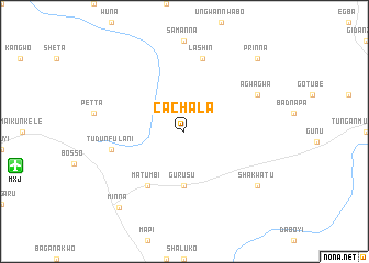 map of Cachala