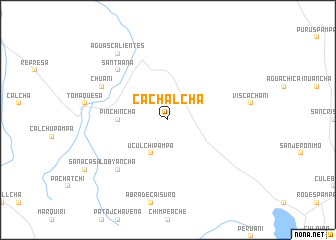 map of Cachalcha