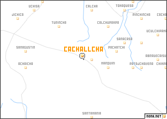 map of Cachallcha