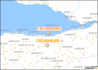 map of Cachamaure