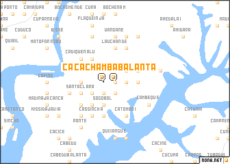 map of Cachamba Balanta