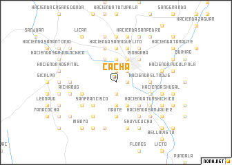 map of Cacha