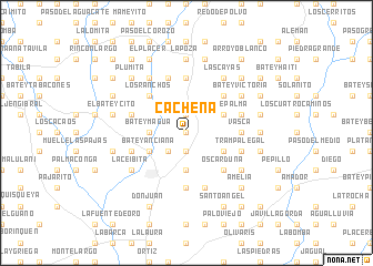 map of Cachena