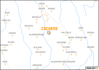map of Cachene