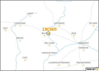 map of Cachen