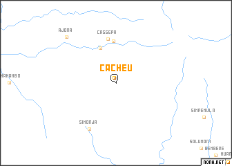 map of Cacheu