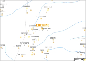 map of Cáchimo