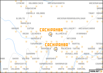 map of Cachipamba