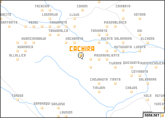 map of Cachira