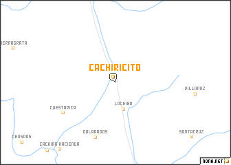 map of Cachiricito