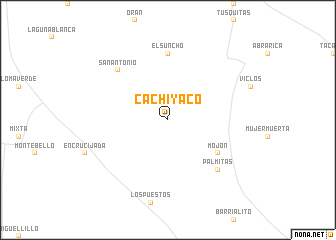 map of Cachí Yaco