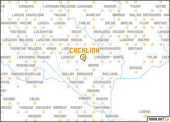 map of Cách Linh