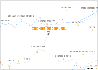 map of Cachoeira do Funil