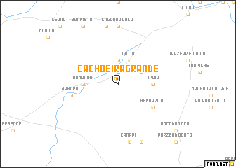 map of Cachoeira Grande