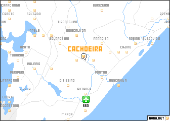 map of Cachoeira