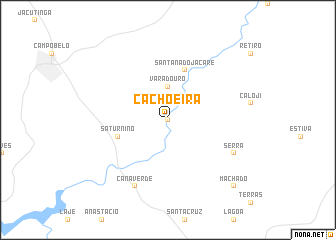 map of Cachoeira