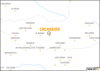 map of Cachoeira
