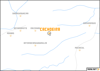 map of Cachoeira
