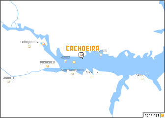 map of Cachoeira