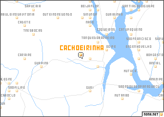 map of Cachoeirinha