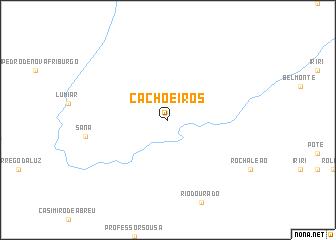 map of Cachoeiros