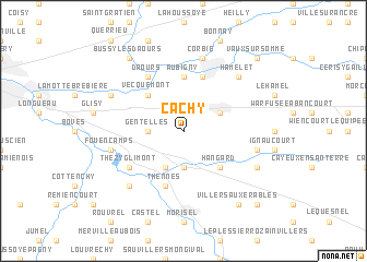 map of Cachy