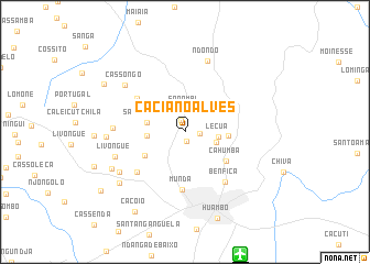 map of Caciano Alves