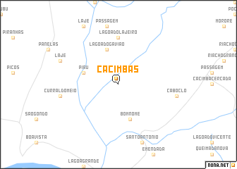 map of Cacimbas