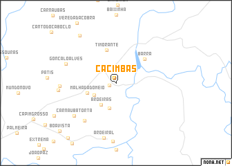 map of Cacimbas