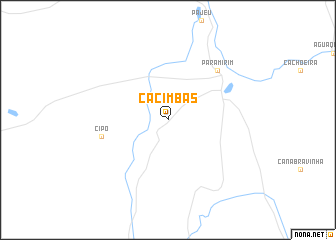 map of Cacimbas