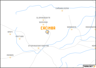 map of Cacimba