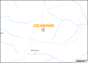 map of Cacimbinhas