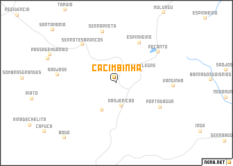 map of Cacimbinha