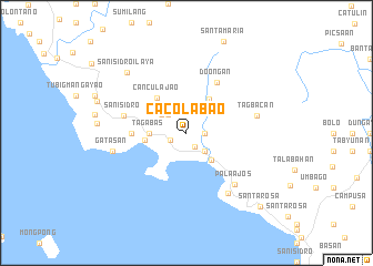 map of Cacolabao